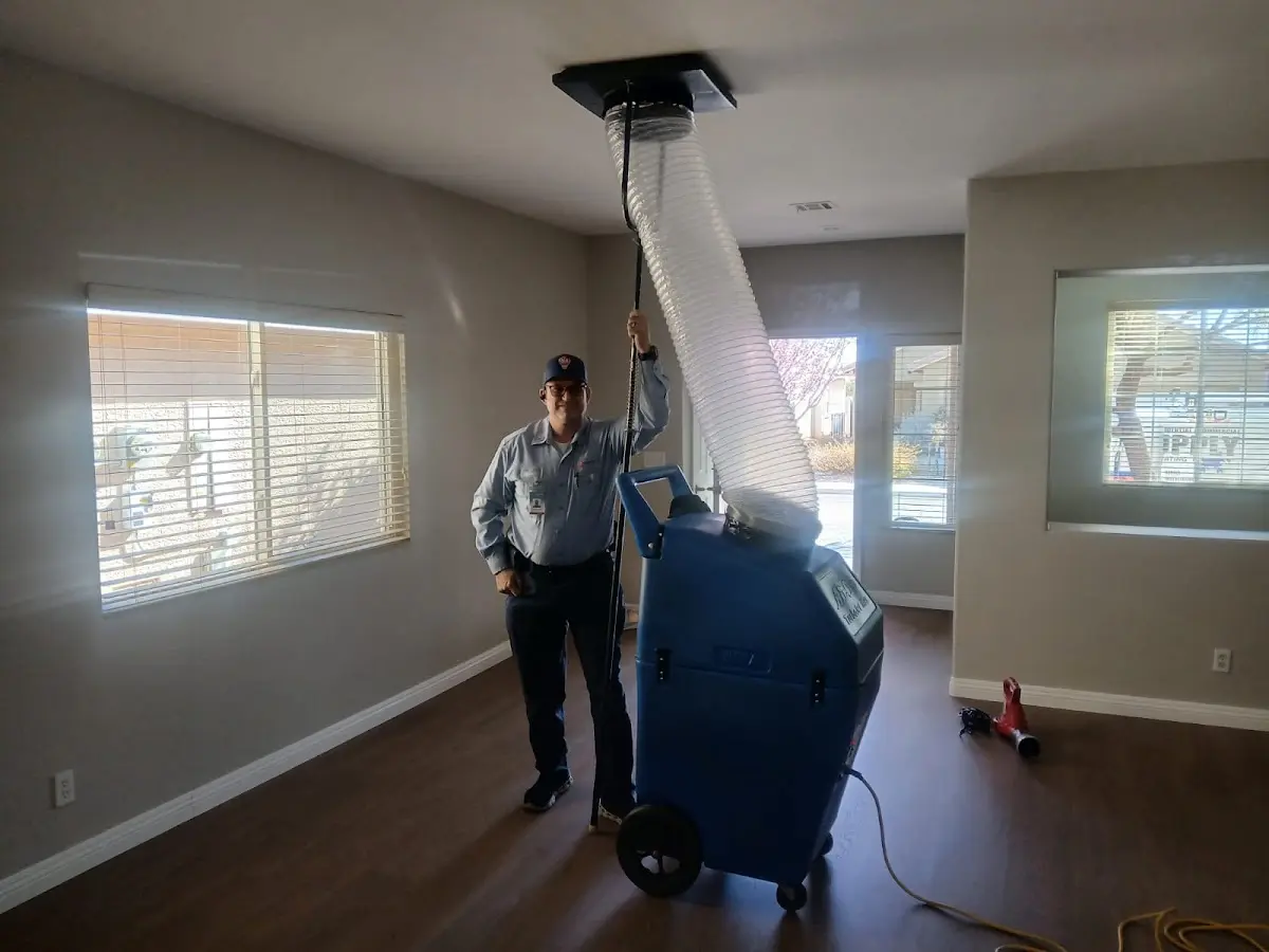 Professional Dryer Vent Cleaning work inside a Beacon home